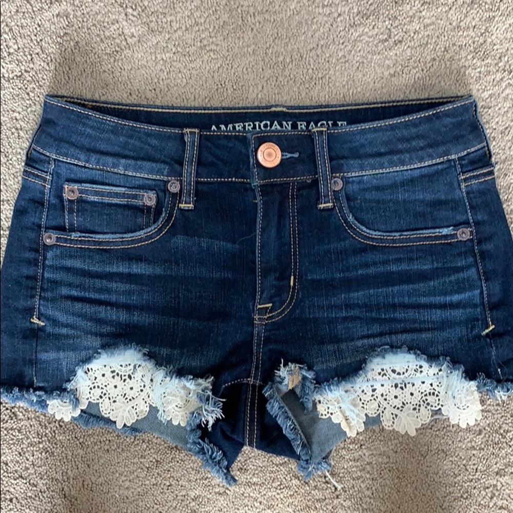 NWT American Eagle shortie short sz 2